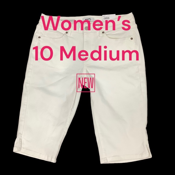 Sonoma Jeans Womens Sonoma Medium Modern Skimmer Jeans Pants Denim